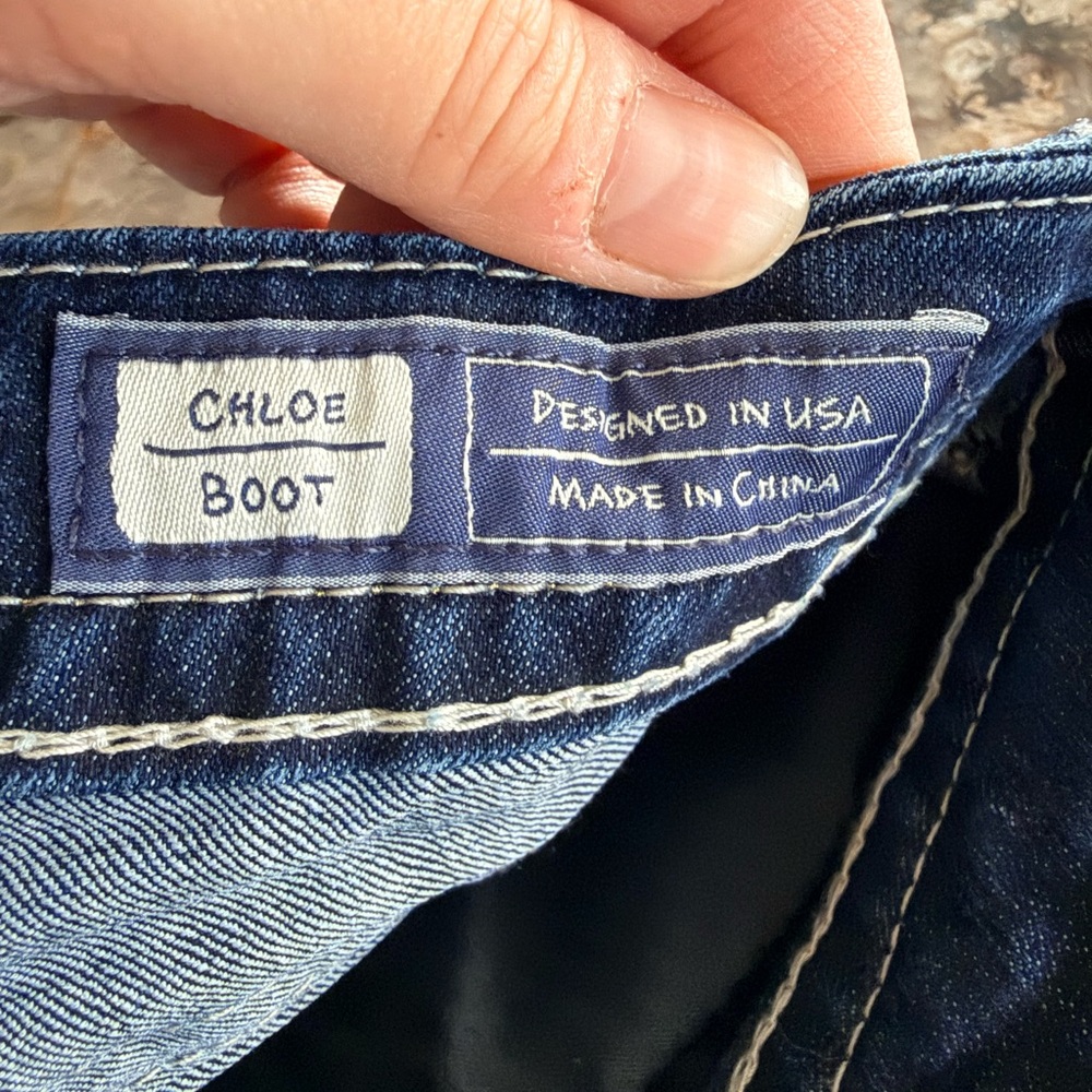 Miss Me Dark Blue Boot Cut Jeans - Picture 5 of 6